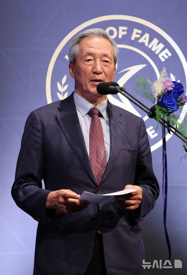 '작심발언!' 대부 정몽준, 명예회장, 일침대로...한일 격차 이제 4계단, 홍명보 시대, 아시아, 1위도 보인다