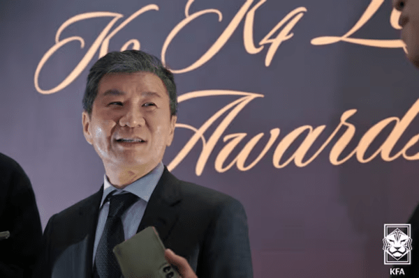 [현장목소리] "협회, 더 좋은 환경 위해 최선" 정몽규 회장의 약속..."K3·K4, 韓 축구 승강 시스템 든든한 허리"