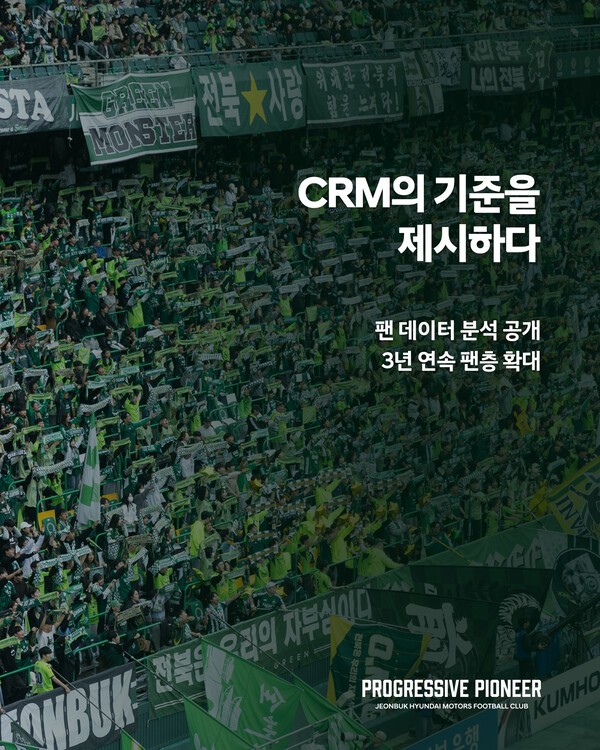 전북현대모터스FC, K리그 CRM의 '스탠다드 세터'가 된다