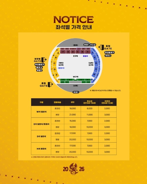 [공식발표] "가격 인하 및 혜택 강화" 광주FC, 2026시즌 입장권 정책 발표