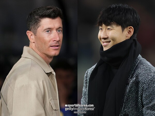 "손흥민, 사우디 2000억 거절" 떠오른다… '인간계 최강' 레반도프스키, 3600억 포기하고 유럽 잔류? → "바르셀로나, 주급 삭감 재계약 검토"