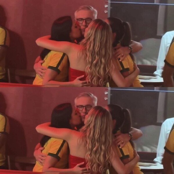 "인생 제대로 즐기네" 66세 안첼로티 여성 3명과 동시 키스 포착...심지어 "아내와 같이 카니발에 참석했어"