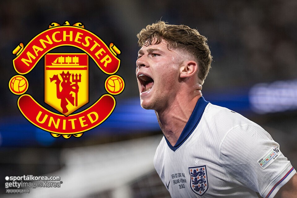 "지켜보고 있어" 센터백 부상 신음, 맨유 '190cm 괴물 피지컬' 英 U-21 대표 수비수 노린다! "이적료 520억 수준"