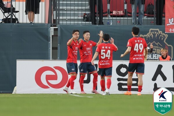 [K리그1 7R] '축구는 90분부터!' 김천상무, 후반 추가시간 터진 천금 동점골로 '기사회생'...안양전 1-1 무승부, 승리는 다음으로 기약