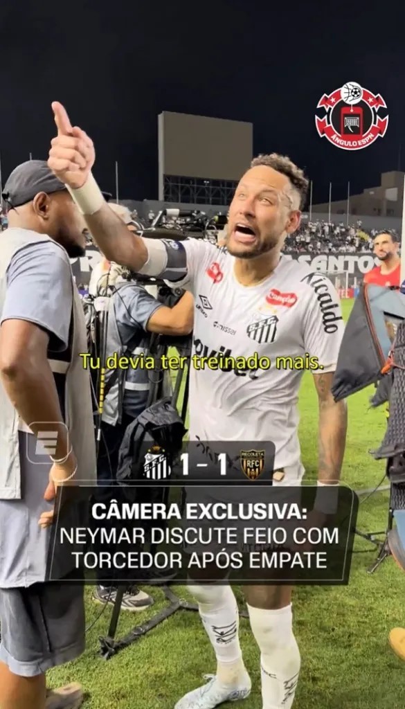 초대형 사고! 네이마르, 끝내 참지 못했다...팬 향해 "뚱뚱한 놈, 운동이나 더 해" 폭언 → "개인적인 모욕 절대 못 참아"