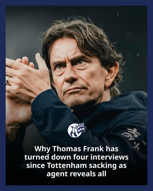 토트넘 몰락의 시발점, 프랑크 감독 "인터뷰 4번 거절"…충격 근황 밝혀졌다 "현재 모든 것 내려놓고 휴식 중"