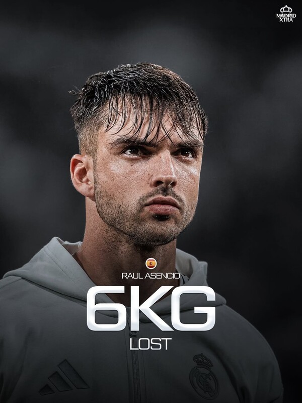 이럴 수가! "구토 증세, 6kg 급감"...'세균성 장염' 고통 겪고 있는 레알 마드리드 핵심 아센시오, 올 시즌만 벌써 네 번째 질병 이탈