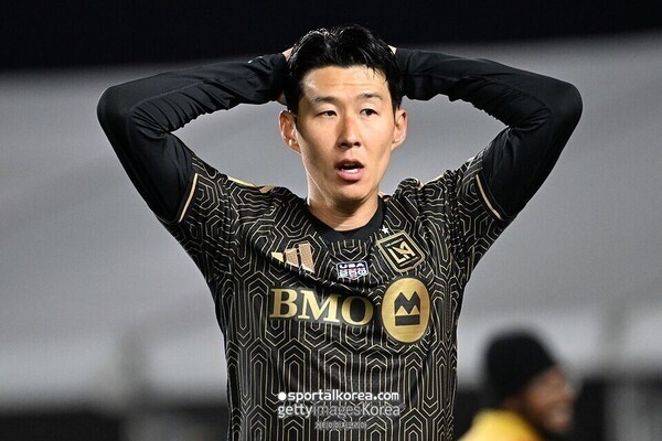 아…손흥민, 멕시코 고지대 원정 탓인가? 득점 찬스 있었는데 아쉬운 결정력…LAFC, 산호세와 0-0(전반 종료)