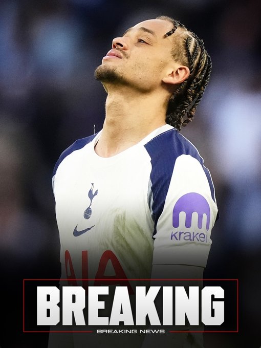 [공식 발표] "인생 참 잔인해…내 시즌 끝났다" 손흥민 후계자 시몬스, ACL 파열→2027년 복귀…토트넘 초비상