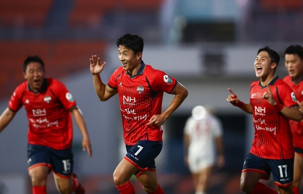 고재현, 리그 5호골 폭발...김천상무, 부천FC1995 상대 리그 9경기 연속 무패 질주