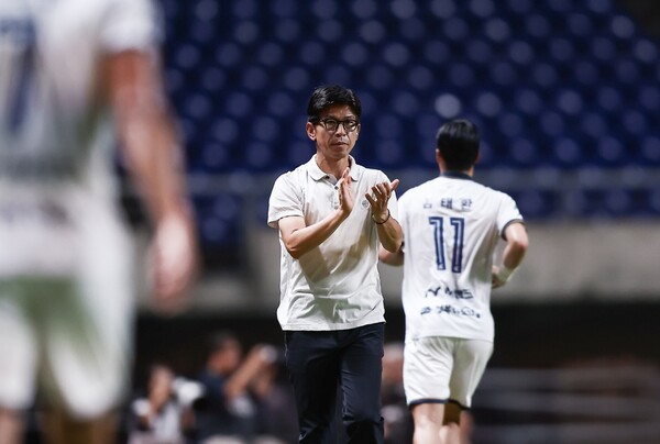 광주 원정서 승점 챙긴 김천상무...주승진 감독, "대전도 절실한 상황이지만, 물러서지 않고 승리할 수 있도록 준비할 것"